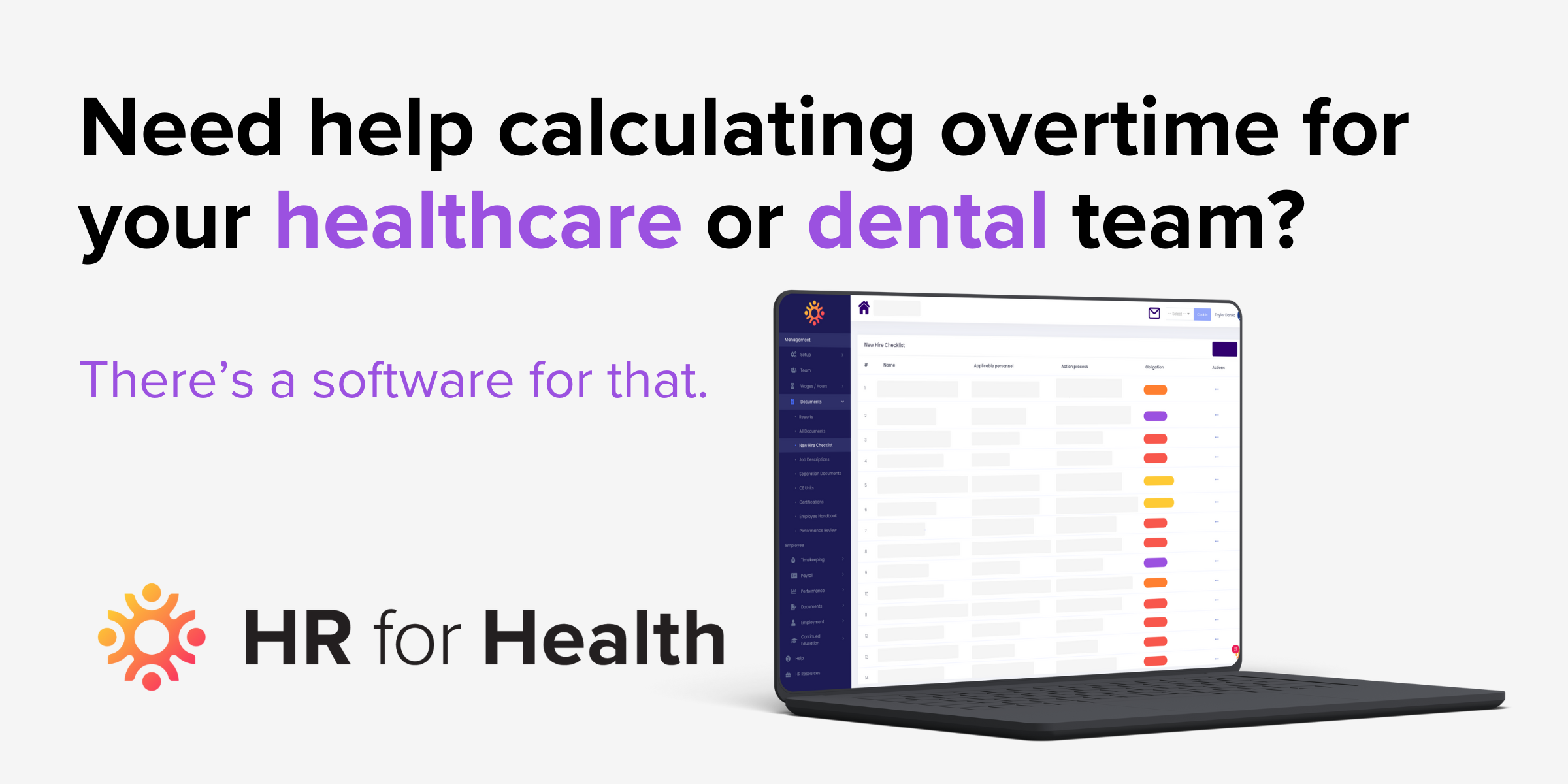 overtime calculation for healthcare and dental